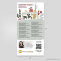 Realty ONE Group Real Estate Farmers Market Calendar Postcard Magnets postcard magnets PixelsPrinted