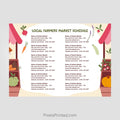 Realty One Group real estate farmers market schedule postcards PixelsPrinted