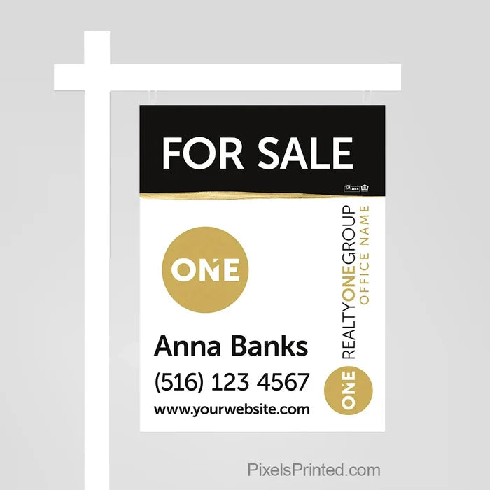 Realty ONE Group real estate sign panels sign panels PixelsPrinted