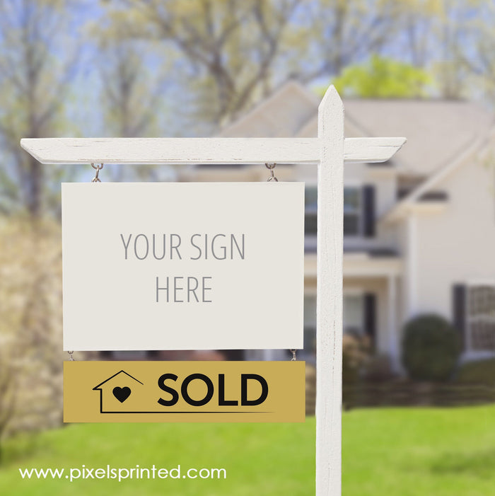 REALTY ONE GROUP sold sign riders PixelsPrinted