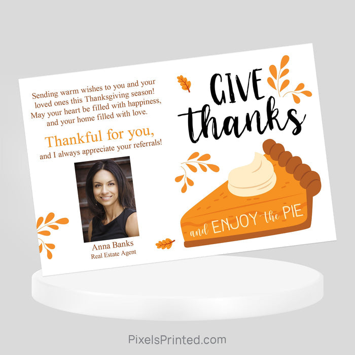 Realty One Group Thanksgiving postcards PixelsPrinted