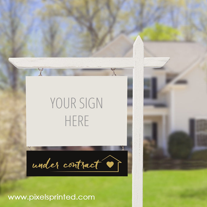 REALTY ONE GROUP under contract sign riders PixelsPrinted