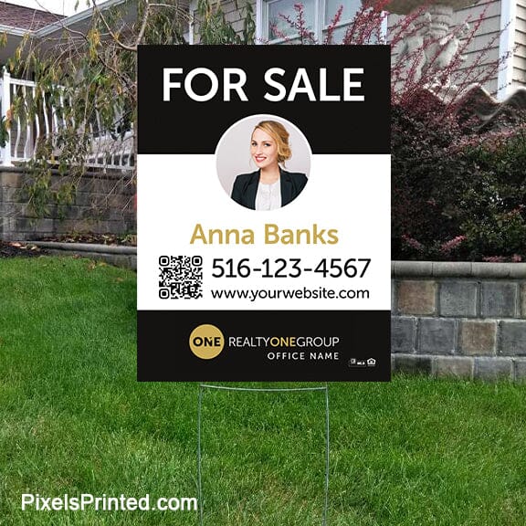 Realty ONE Group yard signs yard signs PixelsPrinted