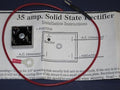 RECTIFIER solid state Lucas # 49072 Triumph Norton BSA AJS 99-9882 35 amp 6v 12v