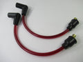 Red Spark Plug Wires copper core wire set Triumph T120 TR6 T100 unit 650 500