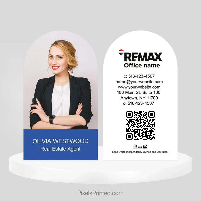 REMAX half circle business cards Business Cards PixelsPrinted