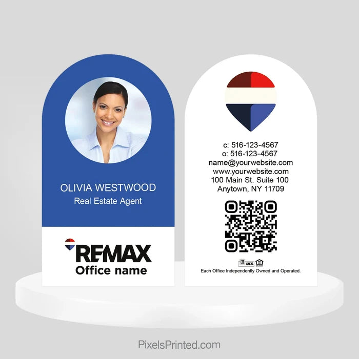 REMAX half circle business cards Business Cards PixelsPrinted