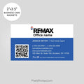 REMAX Real Estate Business Card Magnets card magnets PixelsPrinted