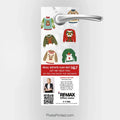 REMAX real estate Christmas door hangers PixelsPrinted