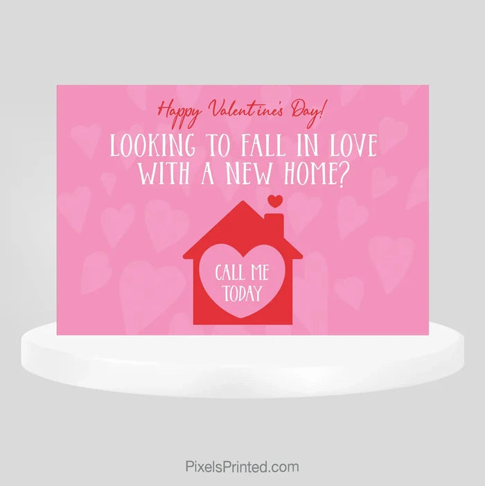 REMAX real estate Fall In Love With A New Home Postcard PixelsPrinted