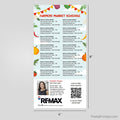 REMAX Real Estate Farmers Market calendar Postcard Magnets postcard magnets PixelsPrinted