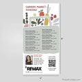 REMAX Real Estate Farmers Market calendar Postcard Magnets postcard magnets PixelsPrinted