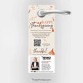 REMAX real estate Thanksgiving Day door hangers PixelsPrinted