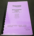 Replacement Parts Catalog manual mini book 1964 500 Triumph 3TA 5TA T90 T100