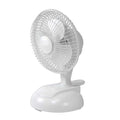 Sarasota Breeze Clip-On Desk Fan White 6"