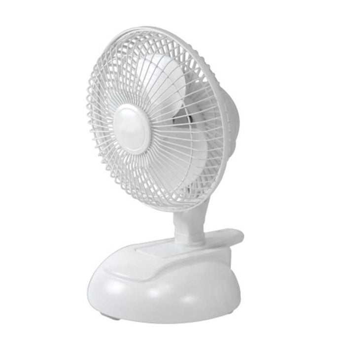 Sarasota Breeze Clip-On Desk Fan White 6"