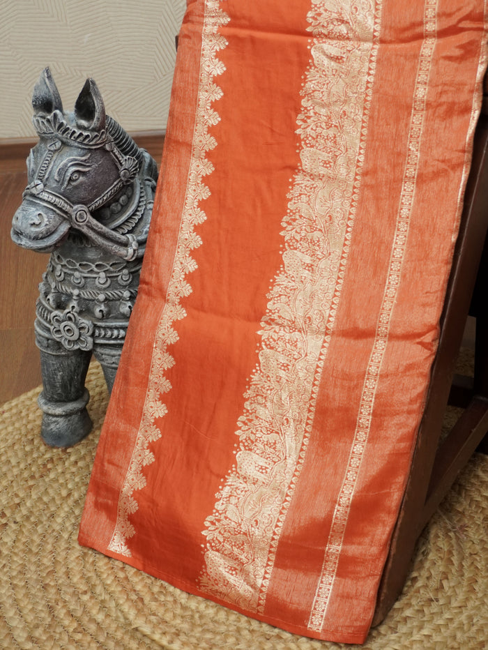 Satin Silk Saree | TTDS3452