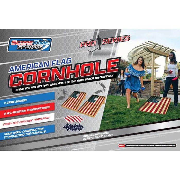 Score Time Sports American Flag Cornhole
