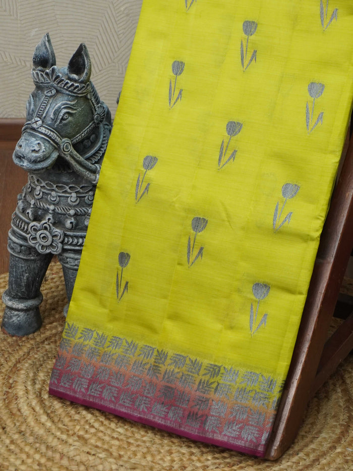 Semi Tussar Silk Saree | TTDS3410