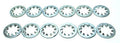Serrated Lock Washers 1/4" Zinc Set of 12 Internal-Tooth 0.256" ID 0.478" OD