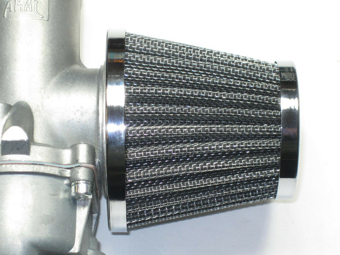 Short cone air filter for Amal 900 series Triumph BSA Pod filter low profile
