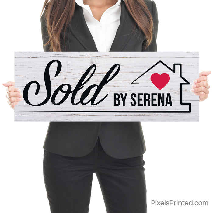 realtor sold by sign for social media photos