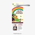 St. Patrick’s Day Just Sold Realtor Door Hanger - PixelsPrinted