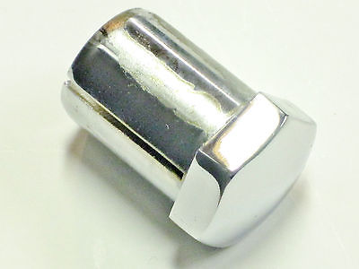 Steering Stem Nut chrome fork Triumph 97-4317 tree center nut T140 TR7 OIF UK