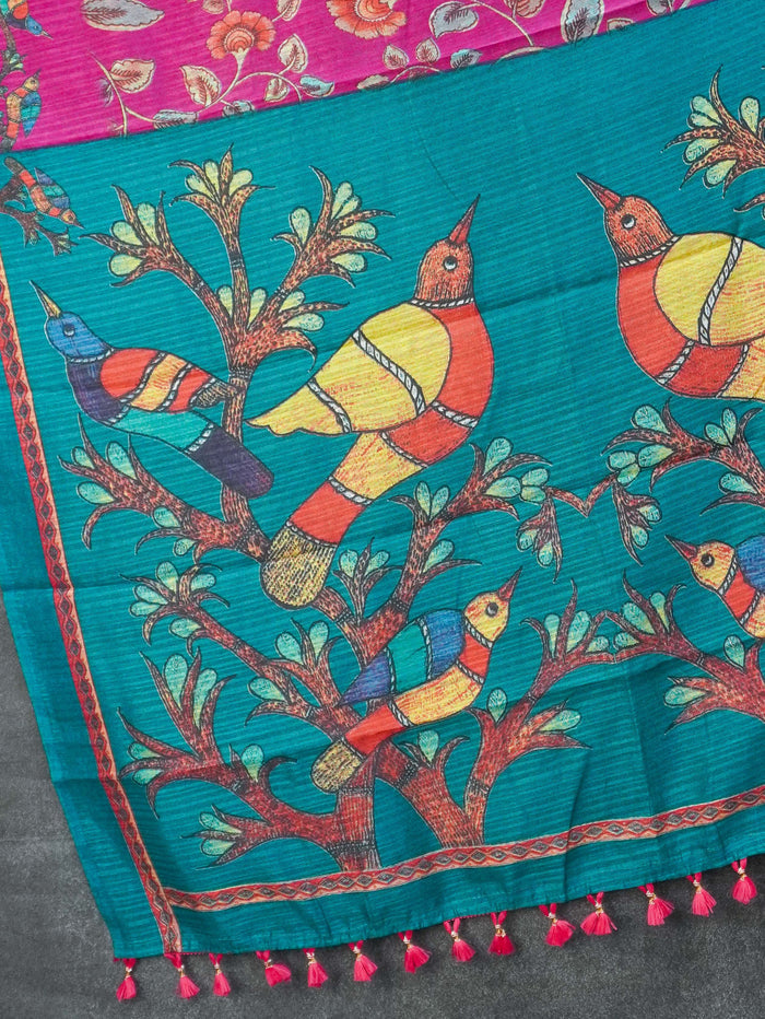 Summer Loom Cotton Saree | TTDS3591
