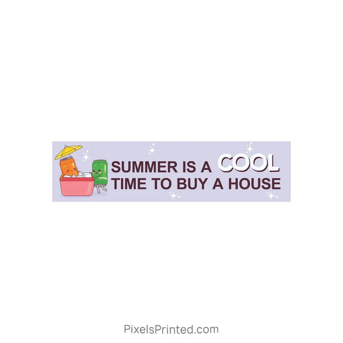 summer real estate sign riders PixelsPrinted