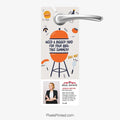 Looking for a bigger yard for your barbecue door hangers for real estate agents.