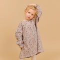 Wheat Main Sweat dress L/S Lilja Dress 9904 soft sand flowers