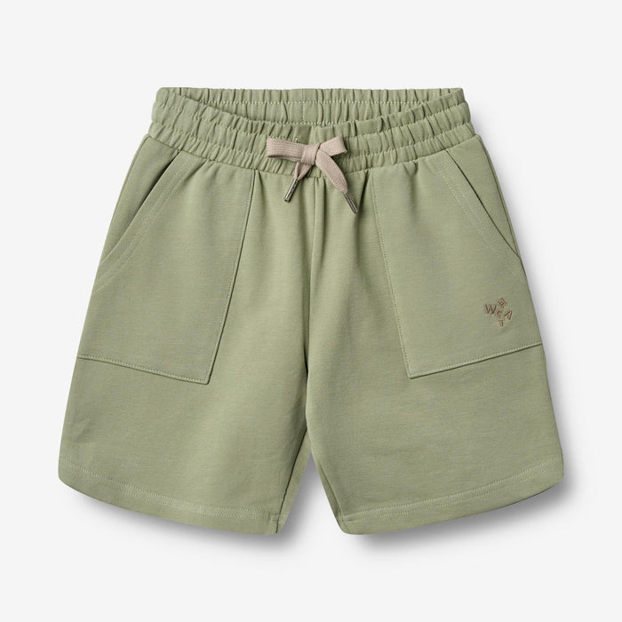 Wheat Main Sweat shorts Elmo Shorts 1145 green tea