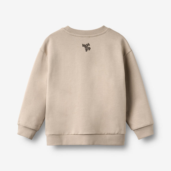 Wheat Main Sweatshirt L/S Ellis Print Sweatshirt 9711 grey moon