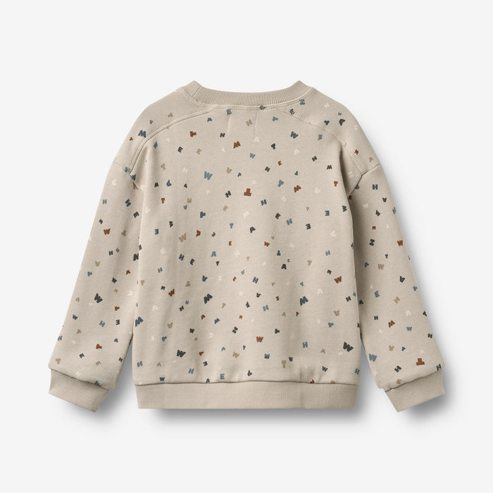 Wheat Main Sweatshirt L/S Sandro Sweatshirt 9780 grey moon letters