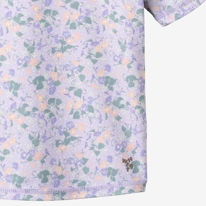 Wheat Main Swim T-shirt S/S Jackie T-Shirt 9605 purple light petunias