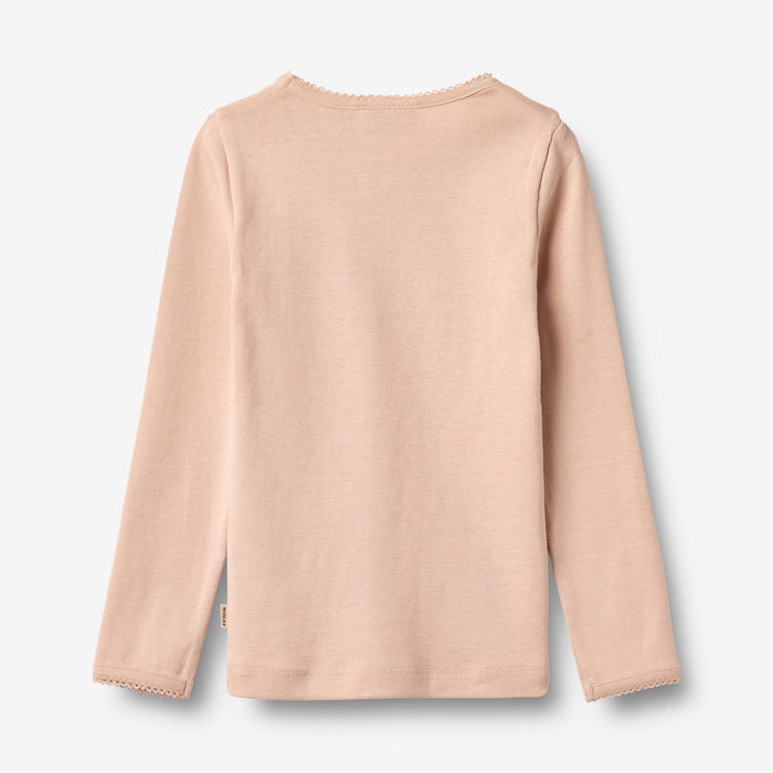 Wheat Main T-shirt L/S Belis Jersey Tops and T-Shirts 2032 rose dust