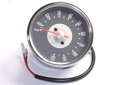 Tachometer grey face Smiths copy 3:1 ratio tach gauge Triumph BSA gray 58-43630