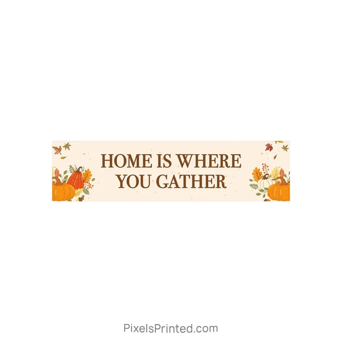 Thanksgiving real estate sign riders PixelsPrinted