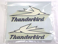 Thunderbird waterslide sidecover decals 6 1/8" x 2.5" Triumph decal motorcycle