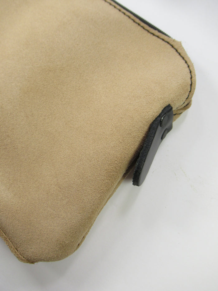 Tool bag leather heavy duty  zipper USA Made pouch motorcycle auto