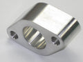 Triumph 500 carb spacer extension 1" 26mm concentric aluminum block 626 stack