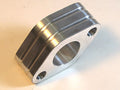 Triumph 500 finned carb spacer 1" 26mm concentric aluminum block 626 stack