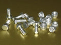 Triumph brake drum bolts to hub locking nuts 650 500 5/16X3/4-24 1968 69 70