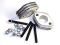 Triumph finned carb spacer set T120 T140 650 750 28mm Amal PWK chopper bobber
