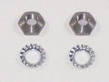Triumph oil pump mount nuts 21-1906 70-3887 1/4 x 28 unit and pre-unit 650 500
