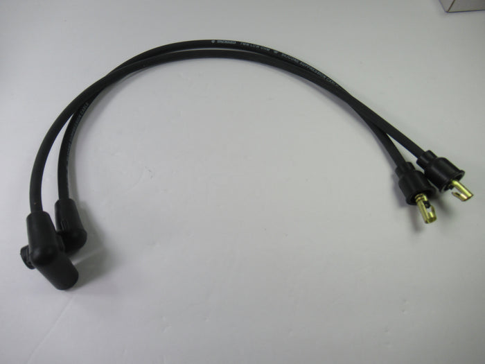Triumph T140 T120 OIF Black resistive 24" spark plug wires cables electronic ignition