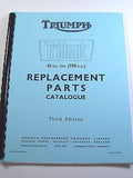 Triumph Trident Model T150 Replacement Parts Catalog book 1970 99-0904