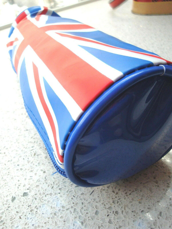 UK Flag pencil case Union Jack U.K. England school NEW punk bag purse