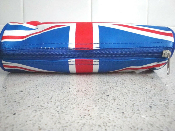UK Flag pencil case Union Jack U.K. England school NEW punk bag purse
